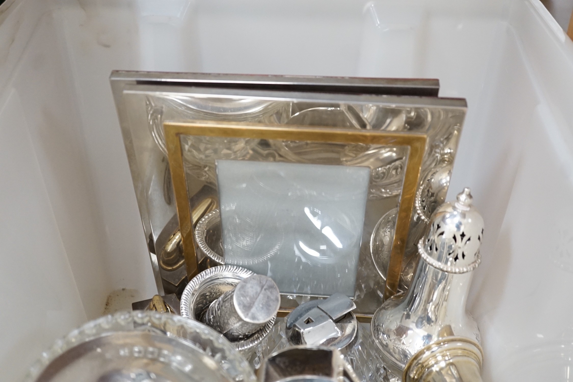 A quantity of silver plated ware